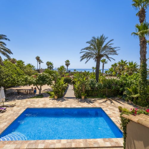 Piscina desde terraza